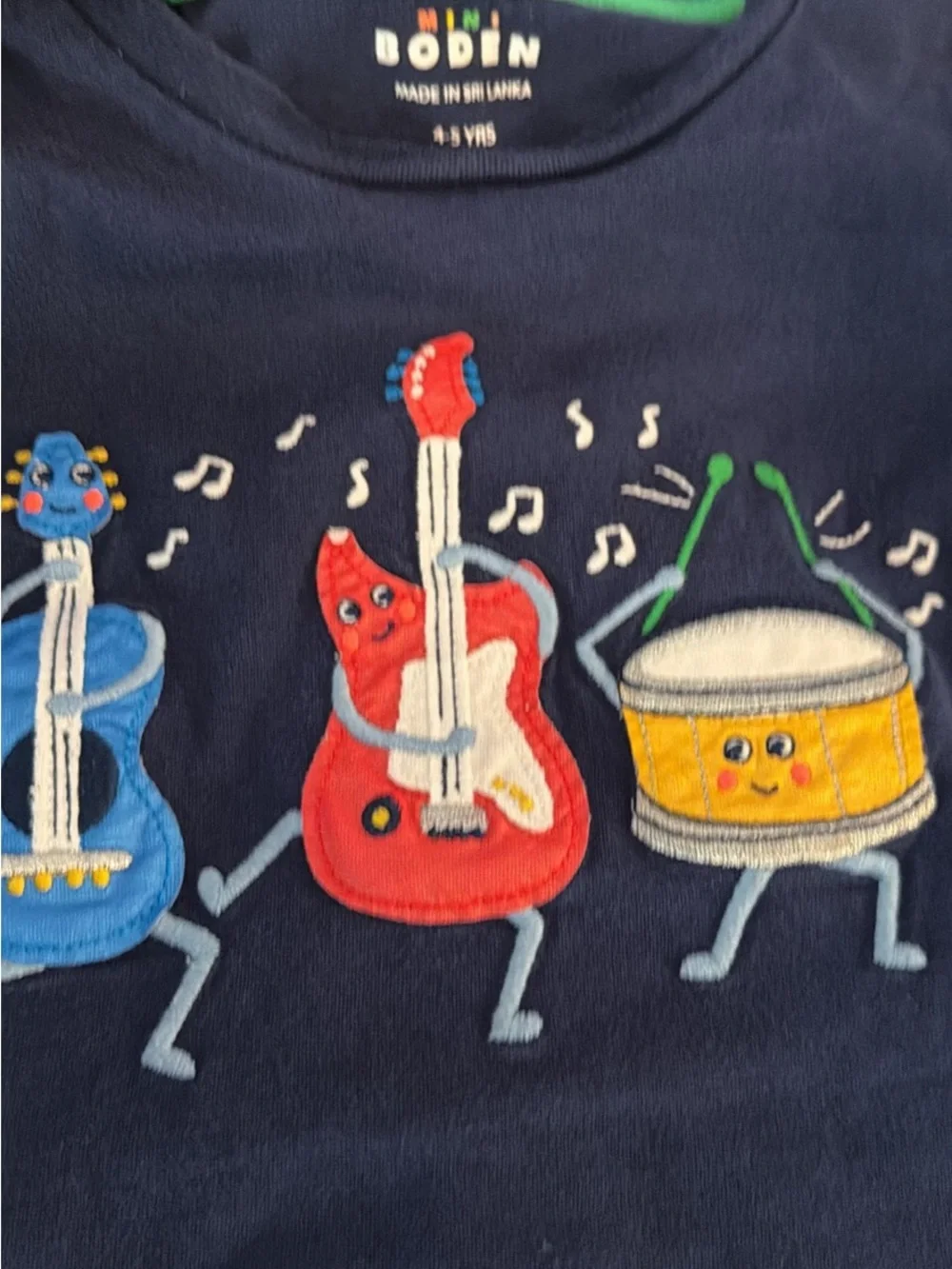 Janie and Jack Navy Long-Sleeve Tee and Mini Boden Long-Sleeve Tee Boys Size 4T